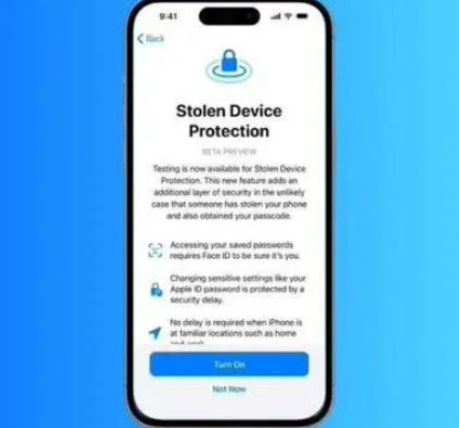 右江苹果授权维修店分享被盗设备保护功能开启方法 