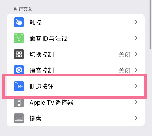 右江苹果14维修店分享iPhone14 Plus侧键双击下载功能关闭方法 