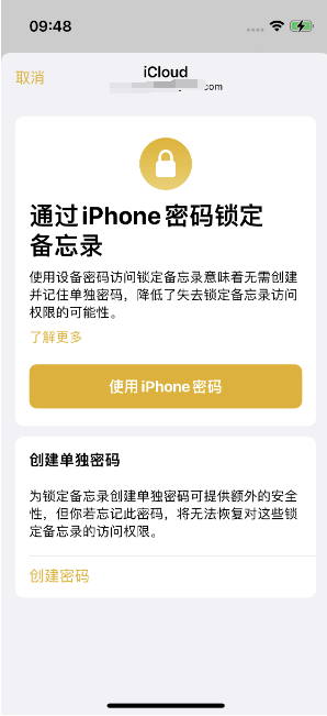 右江苹果14维修店分享iPhone 14备忘录加密方法教程 