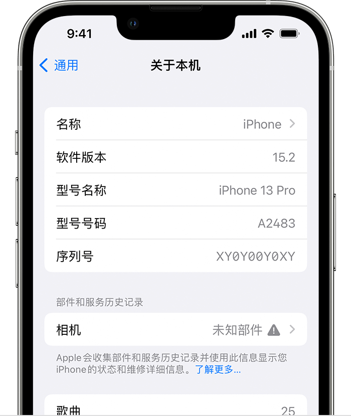 右江苹果维修分享iPhone 出现提示相机“未知部件”是什么原因？ 